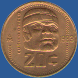 20 сентаво Мексики 1983 года