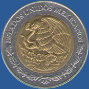2 песо Мексики 1995 года