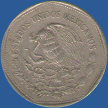 5 песо Мексики 1980