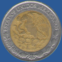 5 песо Мексики 1992