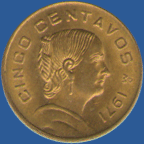 5 сентаво Мексики 1971